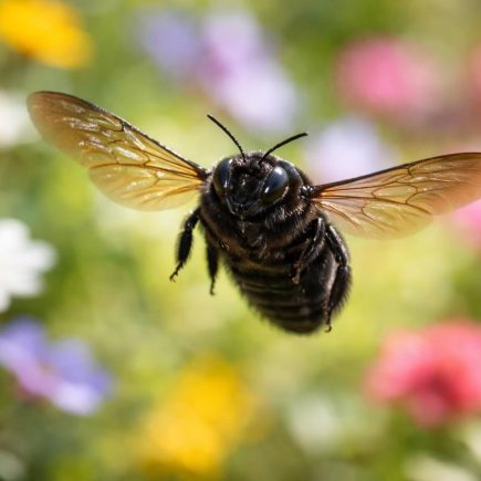 insecte-noir-vol-jardin-ensoleille