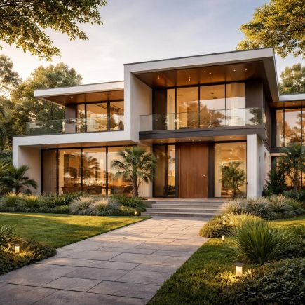 maison-moderne-elegante-verdure