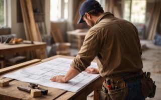 artisan-tenue-plans-chantier-flou