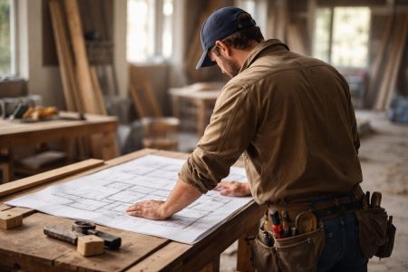 artisan-tenue-plans-chantier-flou
