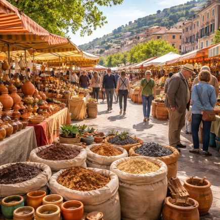 marche-etals-poteries-paysage-urbain