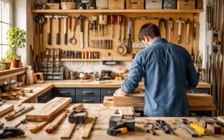 atelier-bricolage-outils-etabli-projet-bois