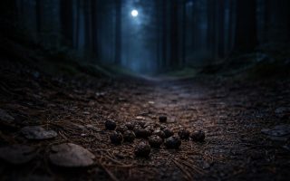 sentier-foret-nuit-crottes-arbres