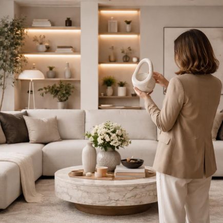 salon-moderne-personne-objet-decoration