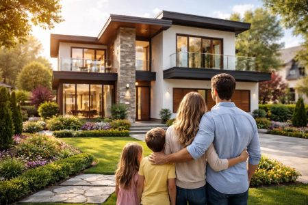 maison-moderne-famille-jardin-maintenu
